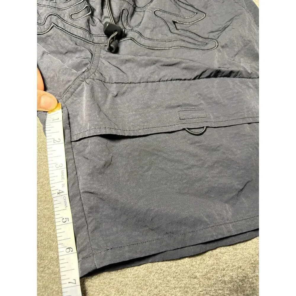 ICECREAM Black Pine Hiker Nylon Cargo Shorts M Running Dog